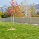 Concrete Fence Posts and Patterned Panels