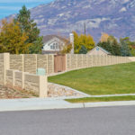 Decorative Fence Block Wall