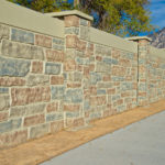 Custom Pattern Concrete Fence Posts