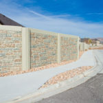 Precast Concrete Fence Retaining Wall
