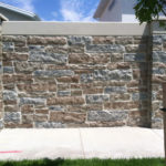 Precast Concrete Fence With Custom Pattern