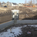 Precast Concrete Fence and Retaining Wall