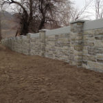 New Construction With Precast Concrete Fence
