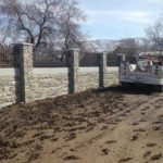 Stone Retaining Wall Precast Fence