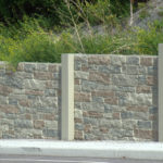 Precast Concrete Retaining Wall Fence